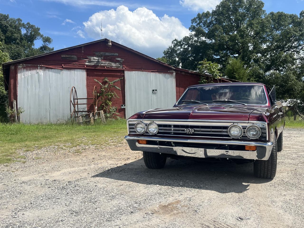 Rear view of the 1967 Chevelle