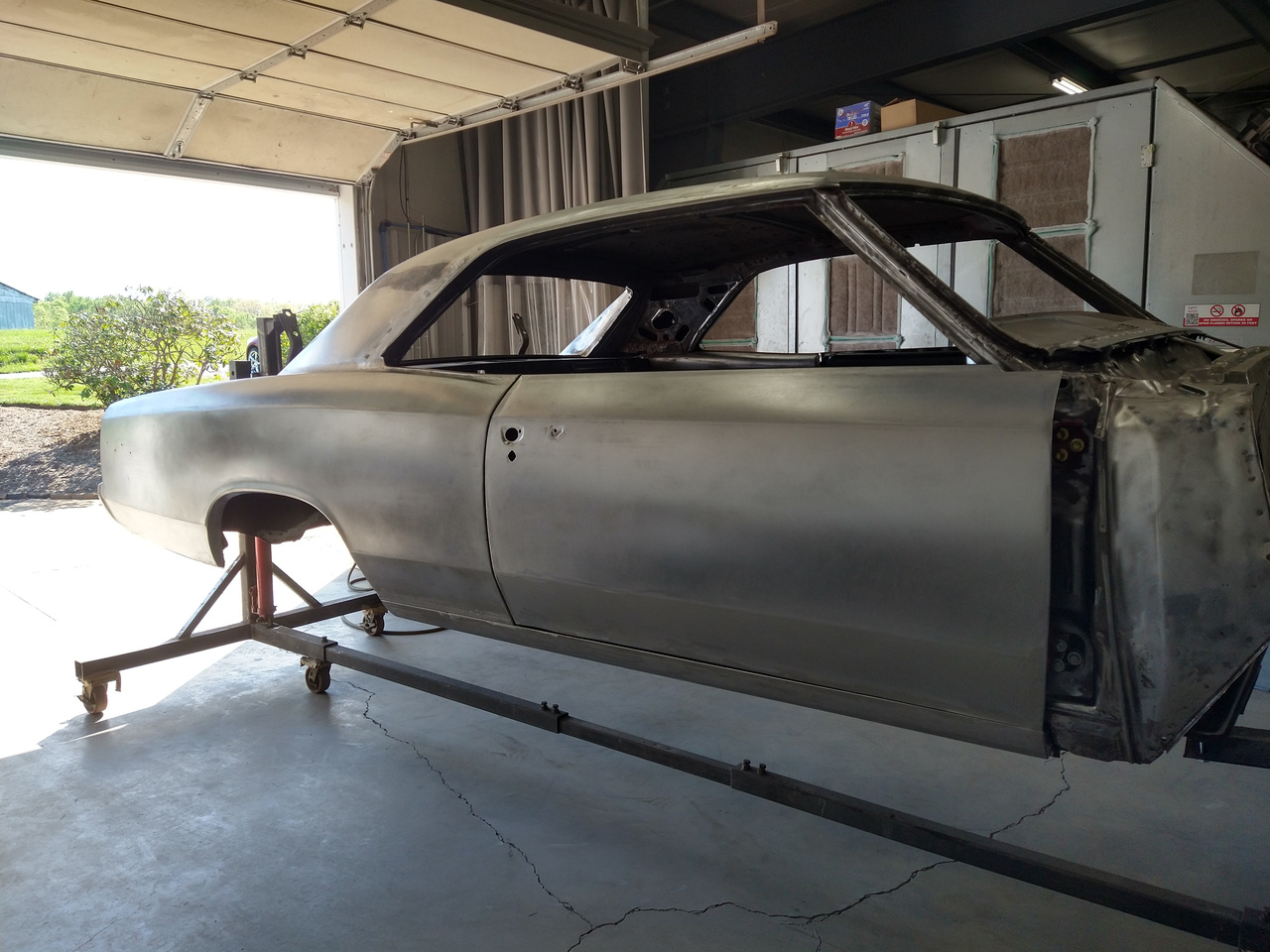 Close-up detail shot of the Chevelle