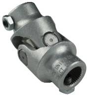 Borgeson Universal (Steering Components) - Aluminum U-Joint 3/4DD X 9/16-26 Spline - Image 1