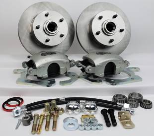 Master Power Brakes - 1955-1957 Chevy Front 11" Disc Brake Kit with Power Booster - Image 1