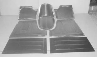 Steel Firewalls and Floors - 1948-1952 Ford Truck Front Floor Kit for DS Firewall - Image 1