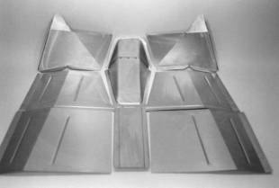 Steel Firewalls and Floors - 1937-1942 Willys Front Floorboard Section - Image 1