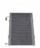 Radiator Vertical A/C Condenser with Mounting Tabs - Aluminum Finish 12" X 20"