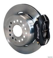 Wilwood Disc Brakes - Rear Big Ford 9 Inch Disc Brakes - Wilwood Disc Brakes - Black Calipers and 12" Rotors with Parking Brake
